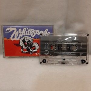 Whitesnake Snakebite Cassette Tape Metal Hard Rock Geffen Records READ